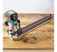 Compas de fraisage pour défonceuse Makita DRT50 RT0700 2,4 cm à 104,2 cm avec vis poignée rotative gabarit de fraisage gradué en pouces