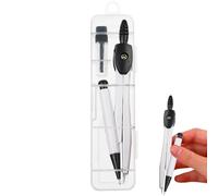 Compas de géométrie | Boussole en métal | Boussole portable pour ensemble de géométrie, outil de boussole de dessin pour les bureaux de dessin et une utilisation à domicile