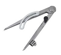 Compas de Mesure en Acier Au Carbonne, Boussole en Cuir À Diviseur Réglable, Haute Précision, Outil de Traçage en Acier Au Carbone pour Travaux de Menuiserie, Dessin(300mm)