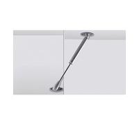 Compas de porte relevable lift basic - Sens : Réversible - Matériau : Acier/Plastique - Décor : Gris - Type de palier : Support et pied à visser - Poids abattant : 3,2 kg - HETTICH