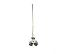Compas de positionnement réglable pour scie circulaire, rail de guidage de 600 mm en acier inoxydable, outil de mesure précis pour le travail du bois et le métal, argent (E)