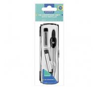 Compas de Précision Fourniture Scolaire Bureautique Axe Cercle + Mine + Boîte