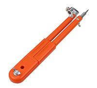 Compas de précision pour crayon de charpentier - Diamètre réglable - Pour marquage et traçage - Petit format - 25 cm