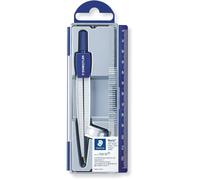 Staedtler Noris 550, Compas scolaire de précision avec attache-compas universelle intégrée pour crayon à papier, Idéal pour le traçage à l'école et adapté pour les enfants, 550 55