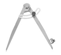 Compas de Traçage à Ailes 175mm, Outil de Marquage Précis pour Atelier | Acier au Carbone, Mécanisme à Double Engrenage, Guide de Bord, pour Acier et Plastiques