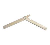 Compas d'escabeau acier zingué 300 mm main gauche G