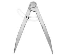 Compas en Cuir, Compas diviseur réglable en Acier verrouillable de 6 Pouces pour Le Dessin géométrique et Le traçage précis