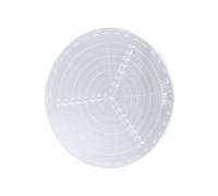 Compas en Menuiserie Blanc Centrage Acrylique pour de Bûches