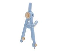 Compas et Règle en Fer pour Étudiants, Bleu, Portable, Précis | Set Multifonction pour École et Déplacement, Solide, Usage Scolaire, Fournitures de Mathématiques, Compas de Dessin
