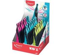 MAPED 46140 Kid'Z Compas Mine Ergonomie Bi-Matière Spécial Apprentissage Pointe Sécurité Couleurs Assorties