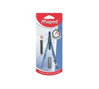 Compas - MAPED - Compas crayon - Mine automatique - Design ergonomique - Capuchon protecteur