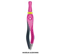 Maped Compas ergonomique KID'Z AGILITY – tête rotative – bleu, rose