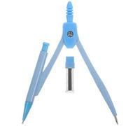 Compas Mathématiques en Métal Bleu, Précis, Portable pour Étudiants