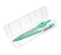 Compas Mathématiques en Métal Vert, Haute Précision | Outil Robuste, Résistant à Rouille, Usage Maison et Atelier, Fournitures Scolaires pour Dessin