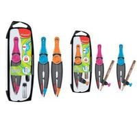 Maped - Coffret Compas STOP & SAFE - 1 compas bague + 1 crayon graphite mini Black'Peps - Pointe Auto-rétractable - Compas Scolaire pour Enfant à partir de 6 ans - Coloris Aléatoire 192611