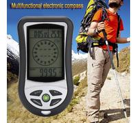 Compas numérique Capteur barométrique Navigation Sunderpower ABS Plastique Palier électronique multifonctionnel pour les sports de plein air Cyclisme Alpinisme
