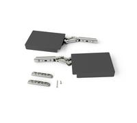 Compas pour porte relevable sans charnière Altius Lift - anthracite - High (H) force 1840 - 5200 EMUCA