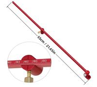 Compas pour professionnel Aiguille Laiton Stable 30cm Compas(Metric 550) | Alliage pour aluminium léger, rotation 360°, rayon 36-300mm, aiguille laiton stable, dessin technique