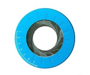 Compas pour professionnel Réglable pour Cercles Variés - Instrument de Dessin en Métal pour robuste pour École et Bureau 12.5cm(blue)
