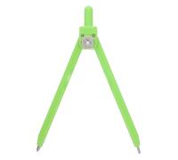 Compas pour Tracer des Formes Précises, Scolaire, Compact, Vert | Plastique Robuste, Haute Précision, Résistant à Casse, Portable, pour Utilisateurs Aveugles et Art