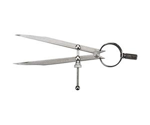 Compas Professionnel 210 mm, Ø 320 mm, outil de mesure à ressort pointu