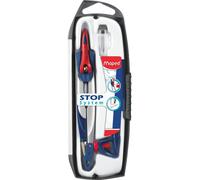 Maped Compas Stop System – Concept exclusif et breveté de blocage des branches – Gris, dès 6 ans