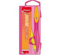 Coffret de compas STUDY NEON, avec bague, assorti