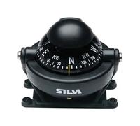 Silva Compas bateau C58 – Éclairage 12V, étrier de montage, navigation nocturne