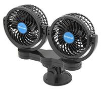 Compass 07222 Ventilateur Mitchell Duo 2 x 108 mm 12 V avec ventouse