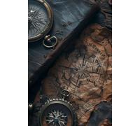 Compass and Map Themed Daily Journal: Your Ultimate Companion for Planning, Reflection, and Personal Growth