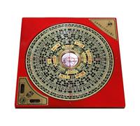 Compass - Chinese Lo Pan Compass, Retro Portable Backpacking, Decoration for Living Room, Office Desk Decor, Traditional Divination Tool, Geomancy for Home, Meditation Space