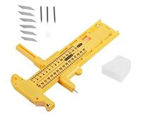 Compass Circle Cutter Paper Cardboard Rubber Tool for Scrapbooking and Crafting Yellow