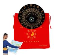 Compass de survie de camping multifonction | Aide à la navigation à positionnement automatique pour aventures en plein air, boussole résistante à l'eau et durable