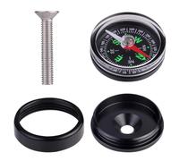 Compass de vélo avancé, boussole de survie avec boussole de vélo de vélo, dispositif de navigation extérieur multifonctionnel pour véhicules routiers, VTT, Large taille (35 mm), référence à la