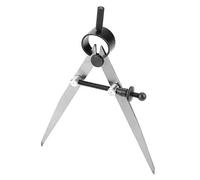 Compass en cuir, diviseur 100 mm avec largeur réglable, idéal pour la gravure et le marquage en acier en cuir, argent