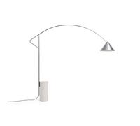 Compass Lampadaire Aluminium Brossé