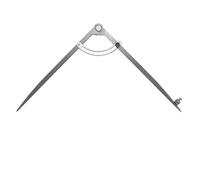 Compass Professionnel 300 mm avec Porte-Crayon - Compas de Précision pour Dessin Technique, Géométrie, Travail du Cuir & Métal - Outil pour Architectes, Menuisiers et Artisans (12 Pouces)