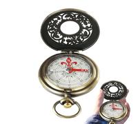 Compass Randonnée Survival - Outil de camping nautique décoratif, navigation extérieure moderne | Boussole en laiton vintage, accessoire de lecture de carte pour la voile, la randonnée, la chasse, les