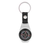 Compasse Classique d'alliage de Zinc Multifonctionnel, Mini Boussole avec Une Conception de Bague clé Boussole de Poche Professionnelle Durable pour la randonnée de Camping