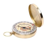 COMPASSE DE CAMISSION - 4,72 x 1,97 x 0,47 in Vintage Style Brass Pocket Compass | Compass militaire imperméable | Portable pour la navigation, le camping, la randonnée et la navigation