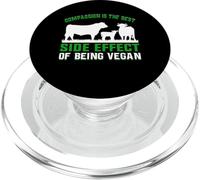 Compassion is The Best Side Effect of Being Vegan PopSockets PopGrip pour MagSafe