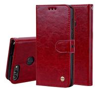 COMPATIBILE Compatible pour Huawei P Smart Fig-LX1 FIG-L21 / Enjoy 7S (5.65) Étui Couverture Support Livre Gel TPU ECO Leather Portefeuille (Bleu/Vert)