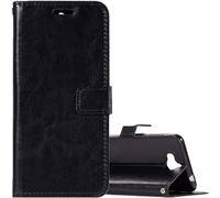 Compatibile pour Huawei Nova Young 4G LTE MYA-L11/Y5 (2017) MYA-L03 L23 L02 L22 (Y6 2017) Étui Housse Stand Flip Livre TPU Gel Porte Monnaie Aimant Protection Similaire Cuir Port Cartes Noir