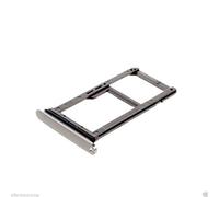Compatibile Tiroir pour carte SIM et carte mémoire compatible, gris foncé pour Samsung Galaxy S7 G930, G930F, noir