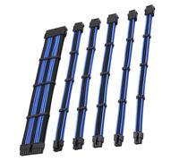 Compatibilité avec les alimentations Corsair, supporte 600 W, câble PCI-e, gaine en fibre tressée triple couche de haute qualité résistante aux