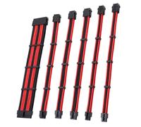 Compatibilité avec les alimentations Corsair, supporte 600 W, câble PCI-e, gaine en fibre tressée triple couche de haute qualité résistante aux