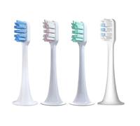 Compatibilité avec les brosses à dents électriques soniques Xiaomi Mijia T300/T500/T700 : têtes de brosse rechange interchangeables, 4 couleurs capuchons anti-poussière, lot ou 20(10White10Blue)