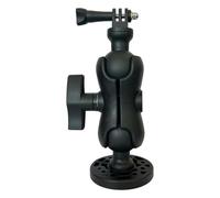 Compatibilité : support de sondeur de pêche pour kayak avec base antidérapante et installation rapide - Support réglable pour sondeur de pêche