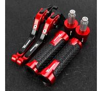 Compatible Accessoires De Moto Leviers D'embrayage De Frein Pliants Réglables Poignées Pour TENERE 700 Tenere700 World Raid XTZ700 Rally 2019 2020 2021 2022 2023(Rouge)