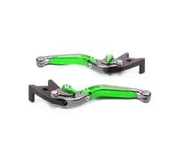 Compatible Accessoires De Moto Réglables Pour CBR650F 2014 2015 2016 2017 Leviers D'embrayage De Frein Extensibles Pliants(Vert)